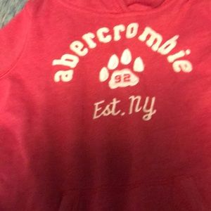 Pink Abercrombie kids xl sweatshirt